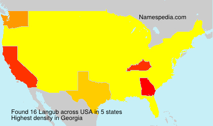 Surname Langub in USA Surname Langub in USA