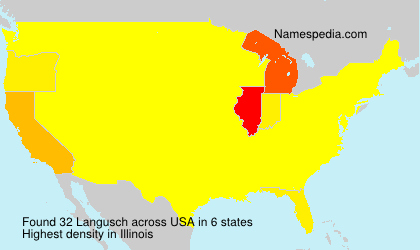 Surname Langusch in USA