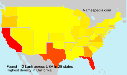 Surname Lanh in USA Surname Lanh in USA