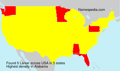 Surname Laniar in USA Surname Laniar in USA