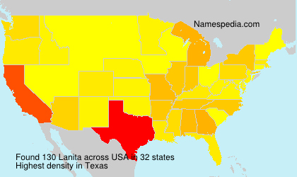 Surname Lanita in USA Surname Lanita in USA