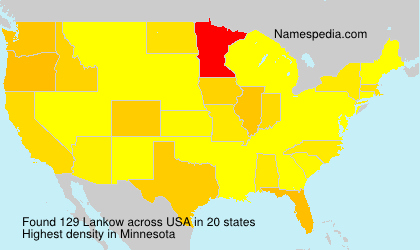 Surname Lankow in USA Surname Lankow in USA