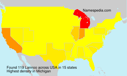 Surname Lannoo in USA Surname Lannoo in USA