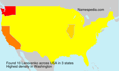 Surname Lanovenko in USA Surname Lanovenko in USA