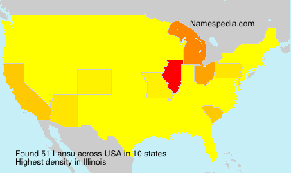 Surname Lansu in USA Surname Lansu in USA