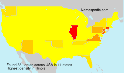 Surname Lanute in USA Surname Lanute in USA