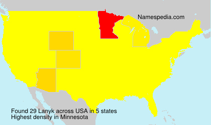 Surname Lanyk in USA Surname Lanyk in USA