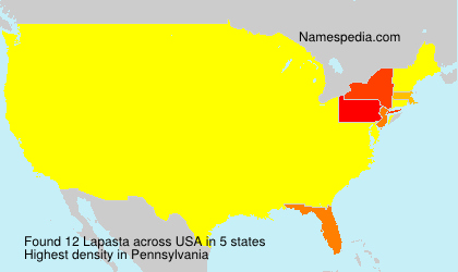 Surname Lapasta in USA Surname Lapasta in USA