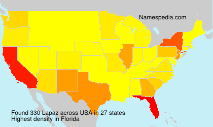 Surname Lapaz in USA Surname Lapaz in USA