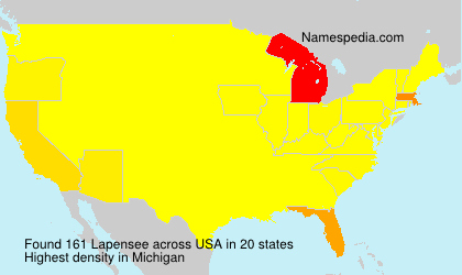 Surname Lapensee in USA Surname Lapensee in USA