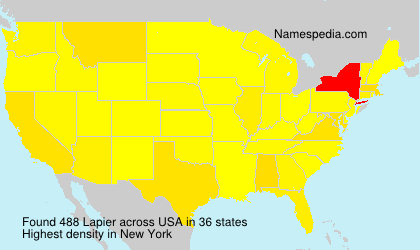 Surname Lapier in USA Surname Lapier in USA
