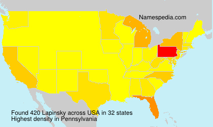 Surname Lapinsky in USA Surname Lapinsky in USA