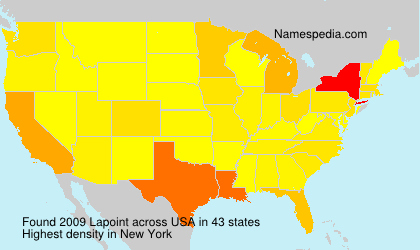 Surname Lapoint in USA Surname Lapoint in USA