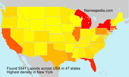 Surname Laporte in USA Surname Laporte in USA