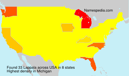 Surname Lappala in USA Surname Lappala in USA