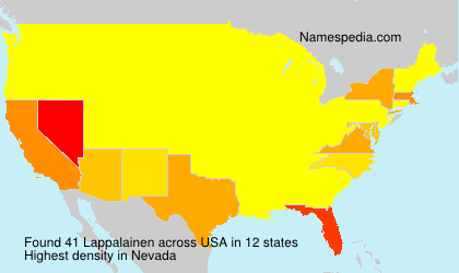 Surname Lappalainen in USA Surname Lappalainen in USA