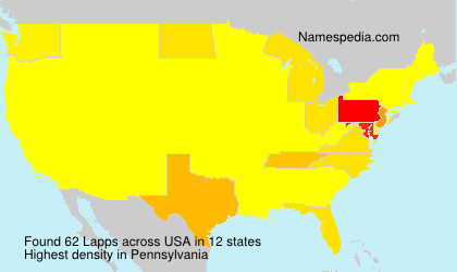 Surname Lapps in USA Surname Lapps in USA