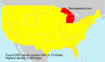 Surname Lapratt in USA Surname Lapratt in USA