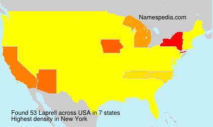 Surname Laprell in USA Surname Laprell in USA