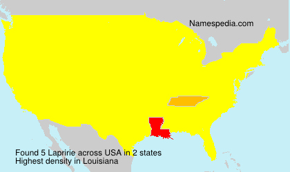 Surname Lapririe in USA Surname Lapririe in USA