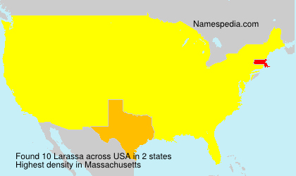Surname Larassa in USA Surname Larassa in USA
