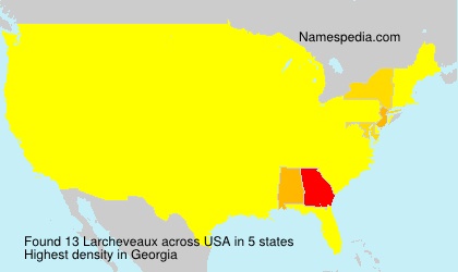 Surname Larcheveaux in USA Surname Larcheveaux in USA