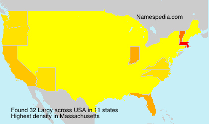 Surname Largy in USA Surname Largy in USA