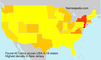 Surname Larina in USA Surname Larina in USA