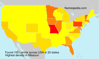 Surname Larmie in USA Surname Larmie in USA