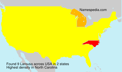Surname Larousa in USA Surname Larousa in USA