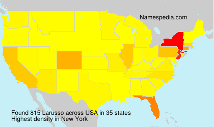 Surname Larusso in USA Surname Larusso in USA
