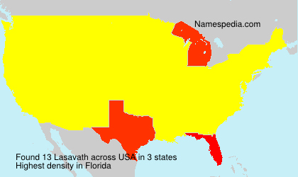 Surname Lasavath in USA Surname Lasavath in USA