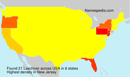 Surname Laschiver in USA