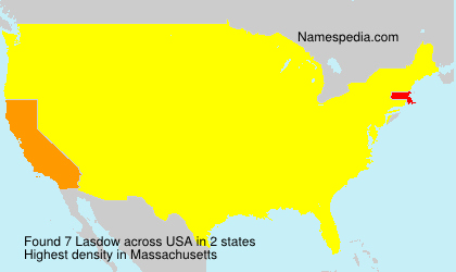 Surname Lasdow in USA Surname Lasdow in USA