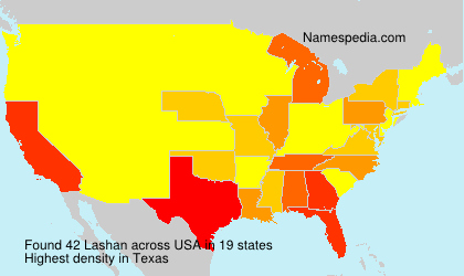 Surname Lashan in USA Surname Lashan in USA