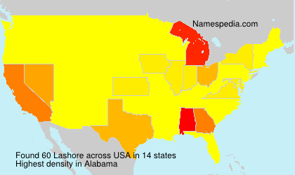 Surname Lashore in USA Surname Lashore in USA