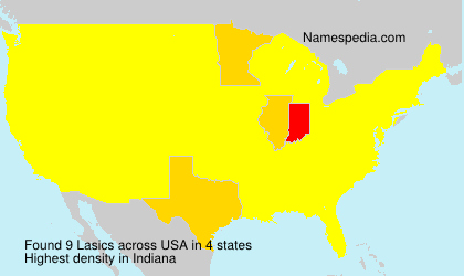 Surname Lasics in USA Surname Lasics in USA