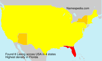 Surname Lasing in USA Surname Lasing in USA