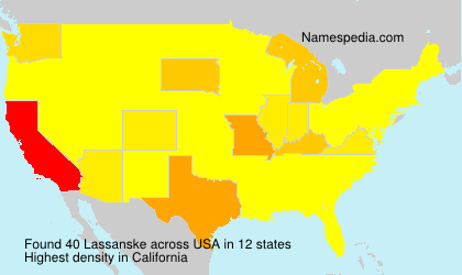 Surname Lassanske in USA Surname Lassanske in USA