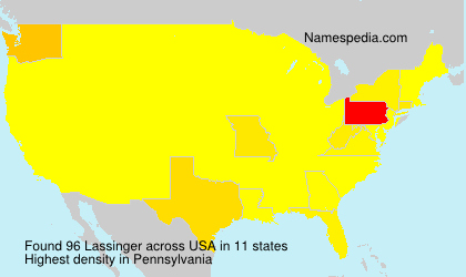 Surname Lassinger in USA Surname Lassinger in USA