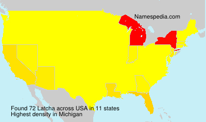 Surname Latcha in USA