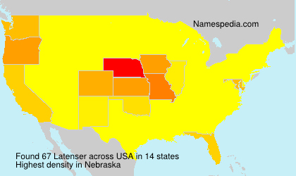Surname Latenser in USA Surname Latenser in USA