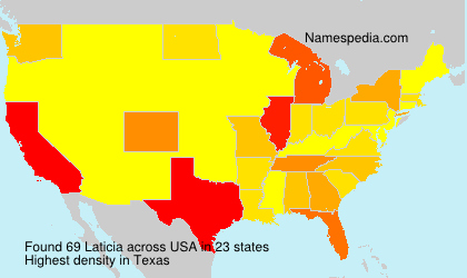 Surname Laticia in USA Surname Laticia in USA