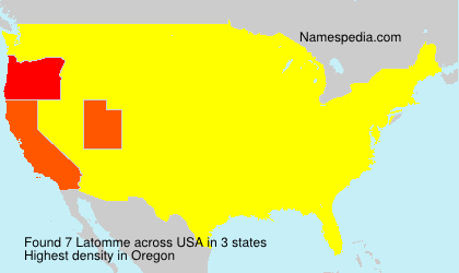 Surname Latomme in USA Surname Latomme in USA
