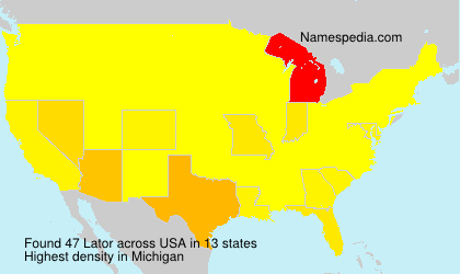 Surname Lator in USA Surname Lator in USA