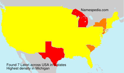 Surname Latori in USA Surname Latori in USA
