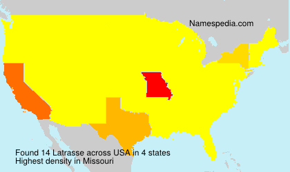 Surname Latrasse in USA Surname Latrasse in USA