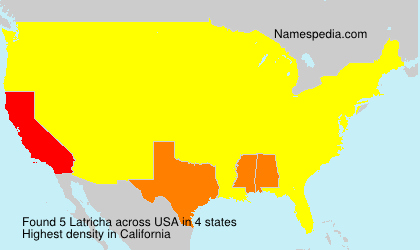 Surname Latricha in USA Surname Latricha in USA
