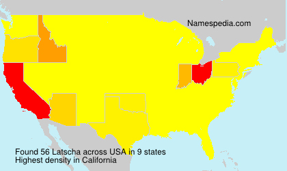 Surname Latscha in USA Surname Latscha in USA