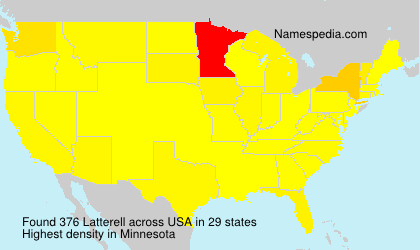 Surname Latterell in USA Surname Latterell in USA